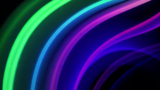 Abstract glowing colorful flow background technology AI video preview