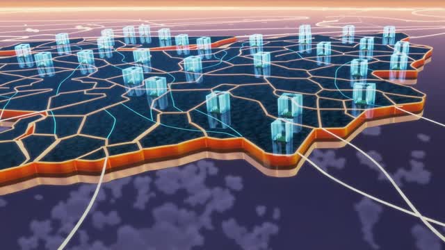 Digital systems, data, and futuristic tech motion