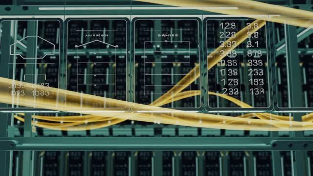 Digital systems, data, and futuristic tech motion