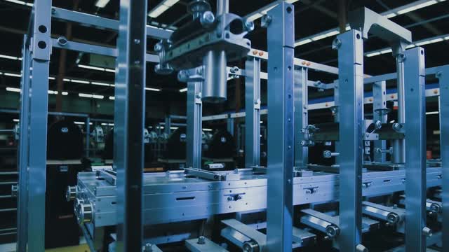 Industrial automated manufacturing production machinery AI video preview