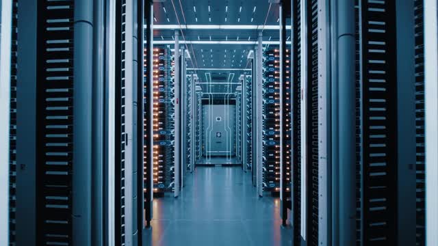 Digital systems, data, and futuristic tech motion